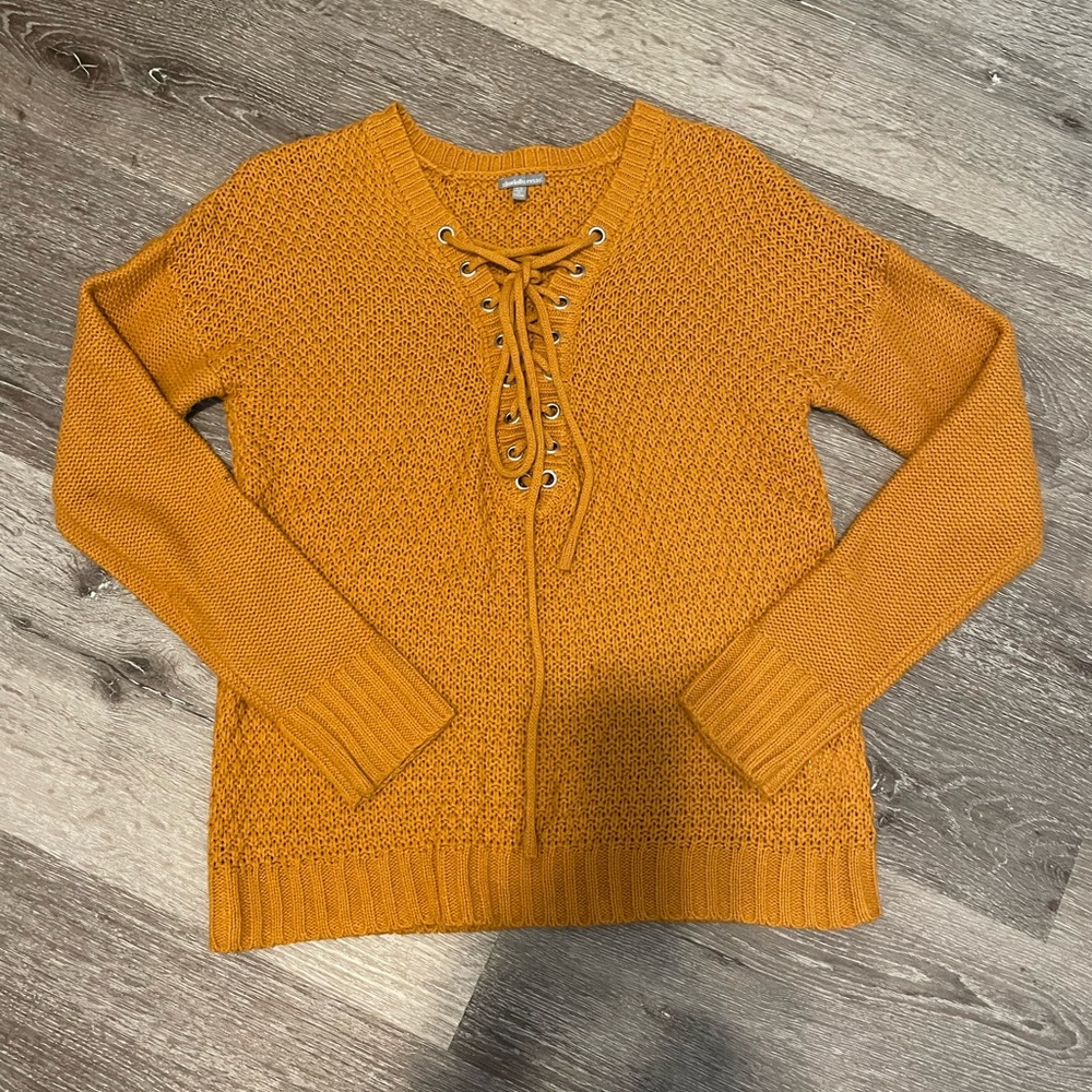 Womens mustard sweater